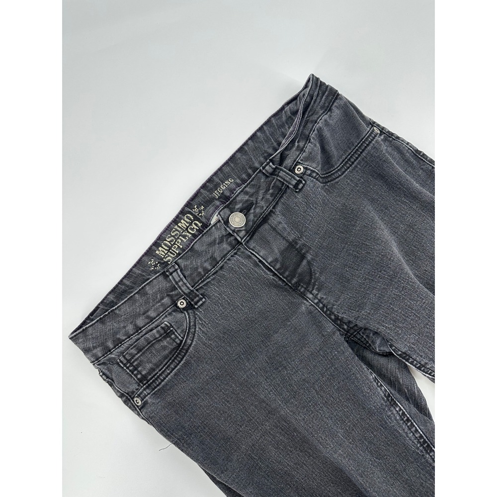 Mossimo Supply‎ Co Womens Black Gray Wash Denim Jegging Pants Size 11